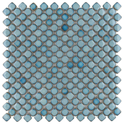 Hudson Diamond 12" x 12" Porcelain Mosaic Tile
