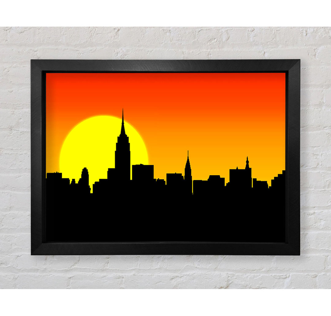 Sonnenaufgang New York City - Druck