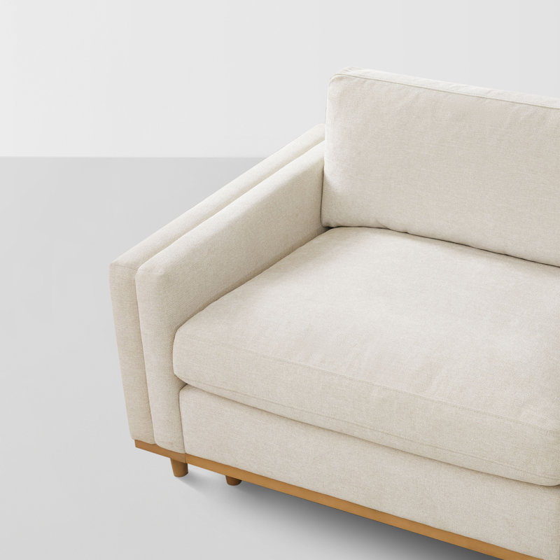 Canapé modulaire surdimensionné 5 pièces Laima, Polyester de lin