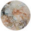 Tapis d'intérieur rond 8 po beige