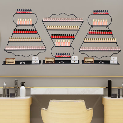 3 pièces Organisateur de maquillage en fer