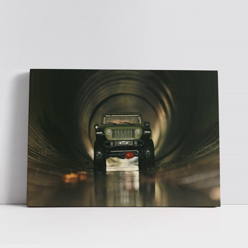 Adventure Vehicle in Tunnel for Explorers' Spaces, 8" H x 12" W