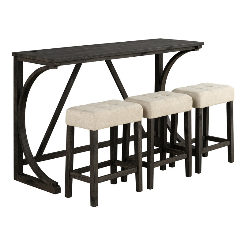 Jallen 4-Piece Counter Height Dining Table Set