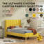 Base de lit tapissier avec tête de lit à oreilles Deeb-609195244-609195246