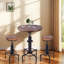 Table bistro industrielle 32,28 à 36,22 po