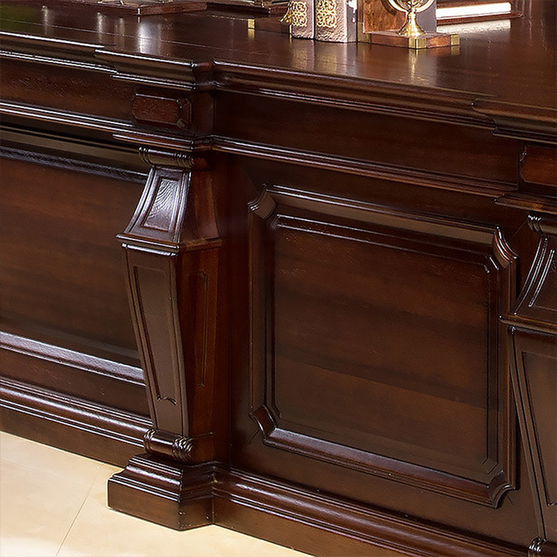 Bureau de direction rectangulaire 125,98 po, H 31,5 po x l 125,98 po x P 45,28 po