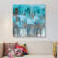 «Unleashed Aqua», reproduction d'art sur toile tendue-20814066-72661842-72654362