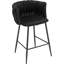 Saya Upholstered Counter Stool with Metal Frame-1643287774-1672703854