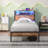 Bed Frame with Storage Headboard