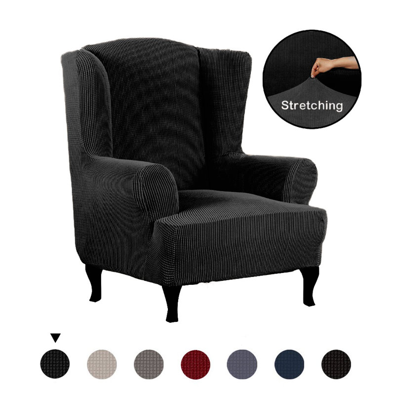 Housse pour à oreilles à coussins en t, Noir