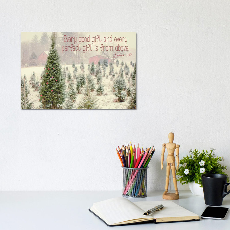 Holiday Messages I by Kelly Poynter - Wrapped Canvas Gallery-Wrapped Canvas Giclée, 20.32 cm H x 30.48 cm W