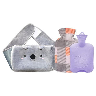 Water Bottle Rubber Hot Water Bottle Belt Puppy Warm Belt Combination Set
