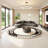 Curved corner light luxury negotiation sofa