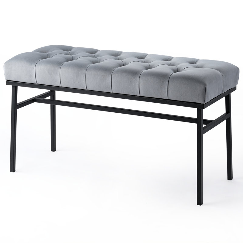 Fleuridor Velvet Upholstered Bench, H40 x W120 x D30cm