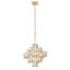 Lustre géométrique unique à 6 lumières