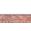 Tapis traditionnel bleu marine / orange