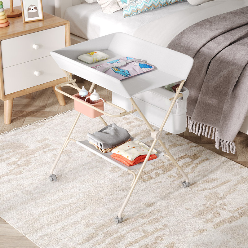 Versatile Folding Baby Changing Table, Grey