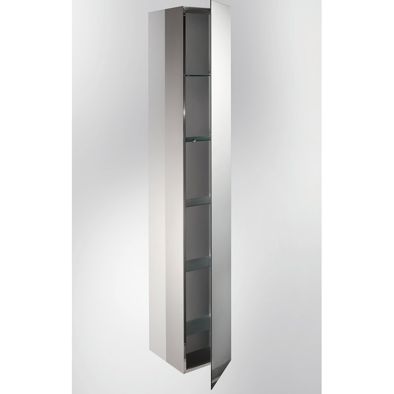 Pika Mirrored Medicine Cabinet, 64.2" H x 11" W x 6.1" D
