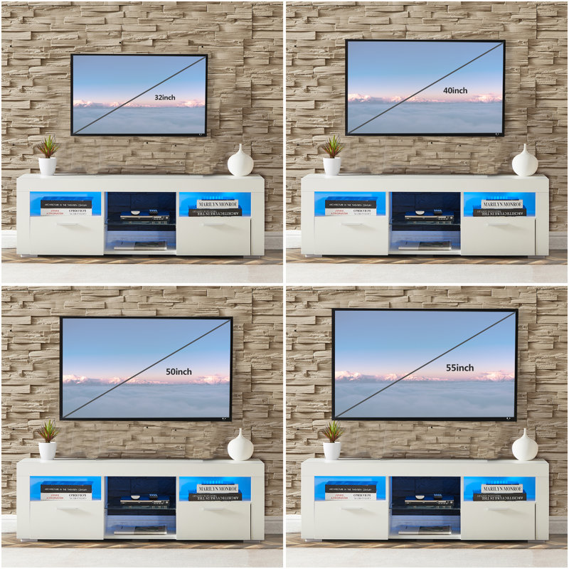 Meuble télé blanc Morden