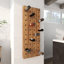 Porte-bouteilles à fixation murale en bois massif Latalia Fremont-64477868-64477867