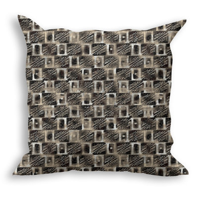 Geometric Outdoor Reversible Throw Pillow