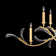 Beveled Arcs 6 - Light Chandelier