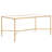 Terenna Metal And Glass Coffee Table-1127427344
