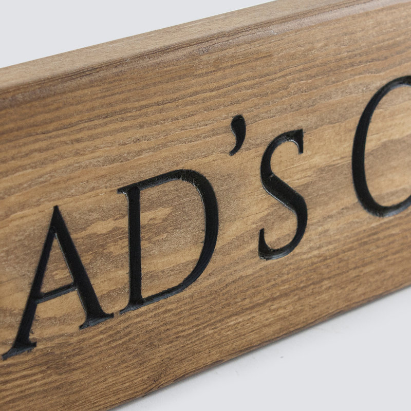 Ragnar Engraved Grandad's Garden Sign