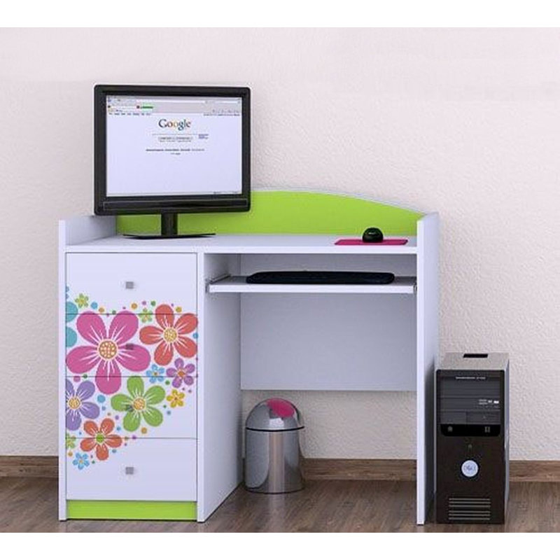 Espen 100cm Computer Desk, Green