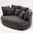 70.1"w Slipcovered  Upholstered Oversized Barrel Chair-400655794