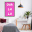 Cadre flottant rose Ooh La La, design par Pooja Dave-1637253382-1637253383