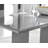 Edzard Double Pedestal High Gloss Dining Table Set with 6 Luxury Faux Leather Dining Chairs-1181369905