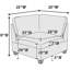 Canapé modulaire modulaire 6 pièces Mobilier de salon-1902090860