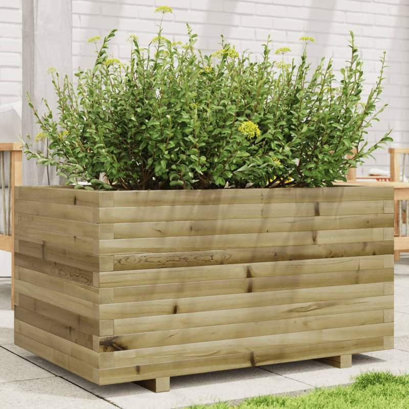 Bhavika Planter Box, 19.49" H x 35.43" W x 23.62" D, Impregnated