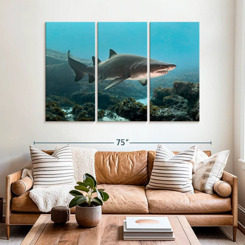 Aliwal Shoal Shark, 42" H x 65" W