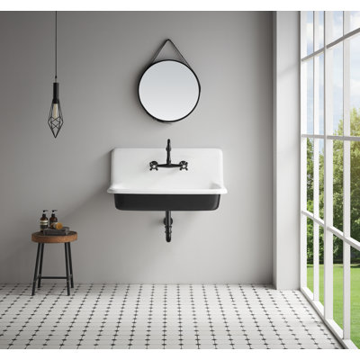 Gourmetier 20.19" x 18.5" Wall Mounted Laundry Sink