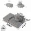 Canapé simple en tissu d'ameublement Chenille-572728487