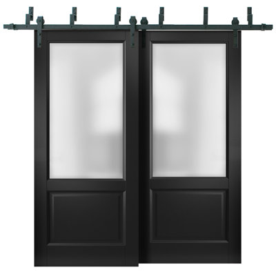 Portes coulissantes en verre givré Lucia