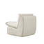 Canapé compact confortable avec repose-pieds pour des espaces de vie polyvalents