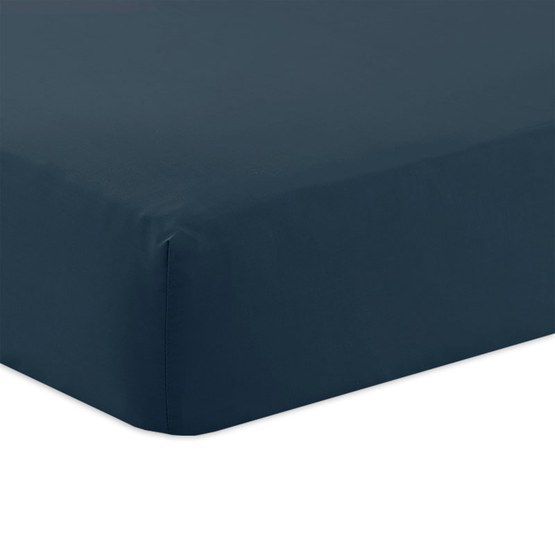 Margret Ruffled Bed Skirt, King (5'), Navy