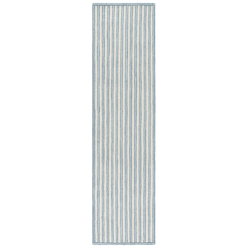 Tapis d'intérieur rayé en coton touffeté à la main Martha Stewart, Rectangle 6 pi 0 po x 9 pi 0 po