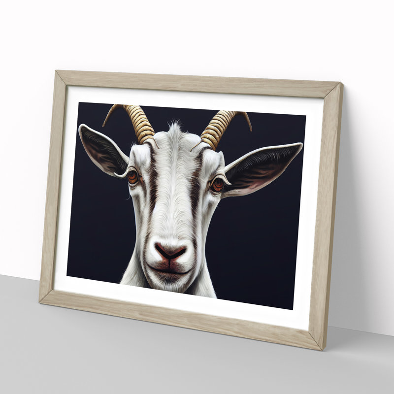 Goat Portrait Vol.2 - Framed Print