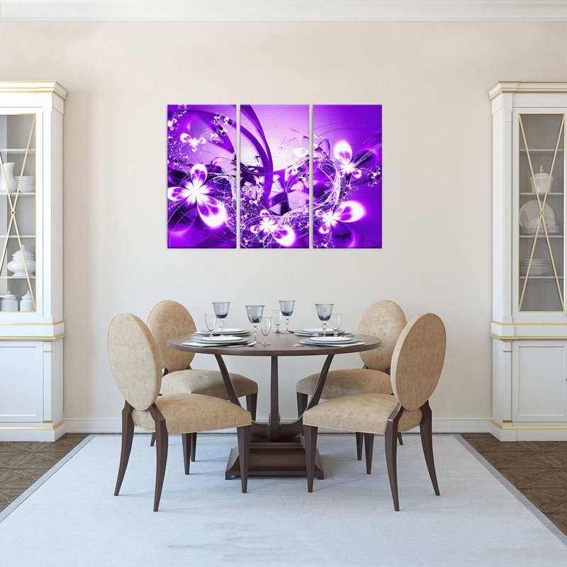 3 Piece Wrapped Canvas Print, 100cm H x 150cm W x 2cm D