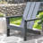 Alexies Adirondack Chair Lounger, Patio Chair HDPE Recliner Weather Resistant