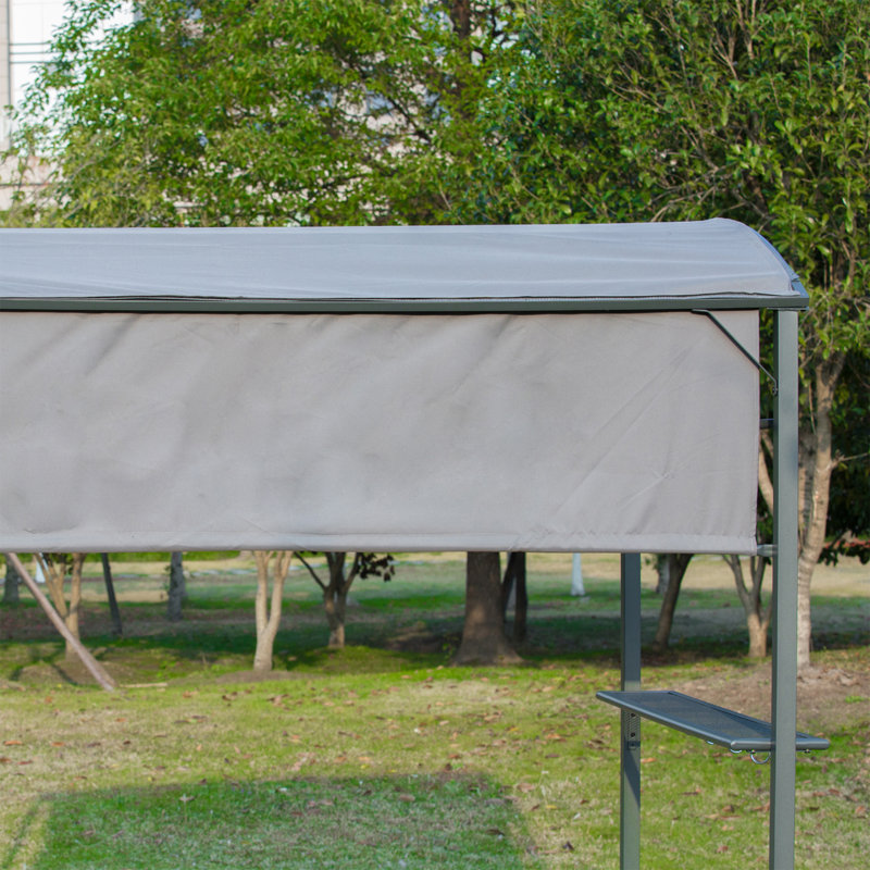 1.38m x 1.38m Metal BBQ Gazebo