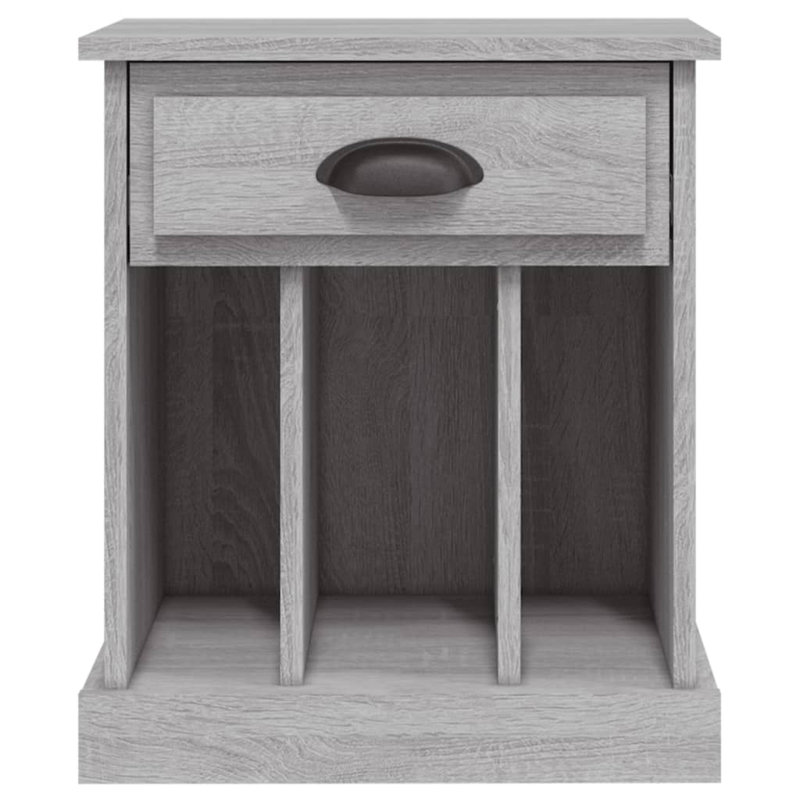 Pilot 1 Drawer Bedside Table, Grey Sonoma, Individual