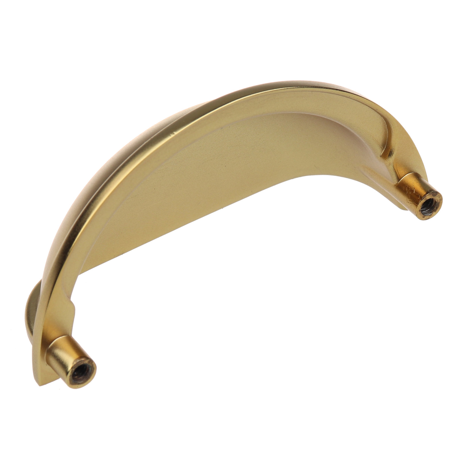 Classic 3" Cup Bin Cabinet Pull, Brass Gold