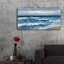 «Indigo Sea 2» par Silvia Vassileva, art mural en verre acrylique-1609365062
