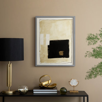 Inner Musing I Framed Print - Solid Wood