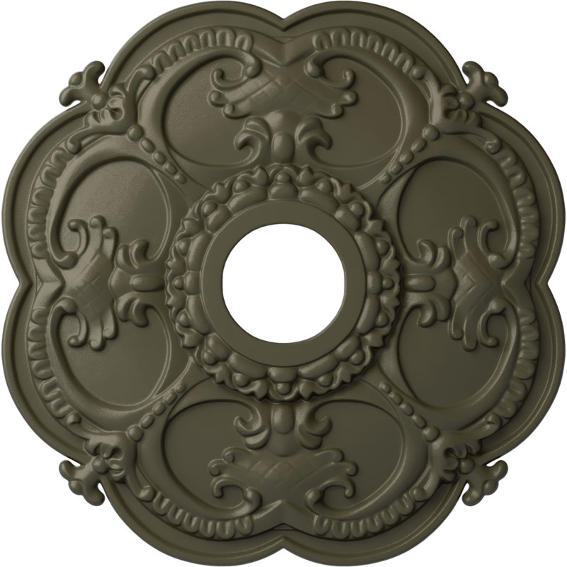 Médaillon de plafond l 3,5 po x P 3,5 po Rotherham, Hamamélis